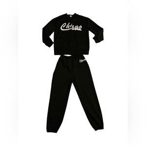 Boy’s Black Chicago Matching Set